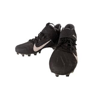 Nike Shoe Alpha Menace Pro 2 Mid Black White Traction Size US 9 Football Cleats